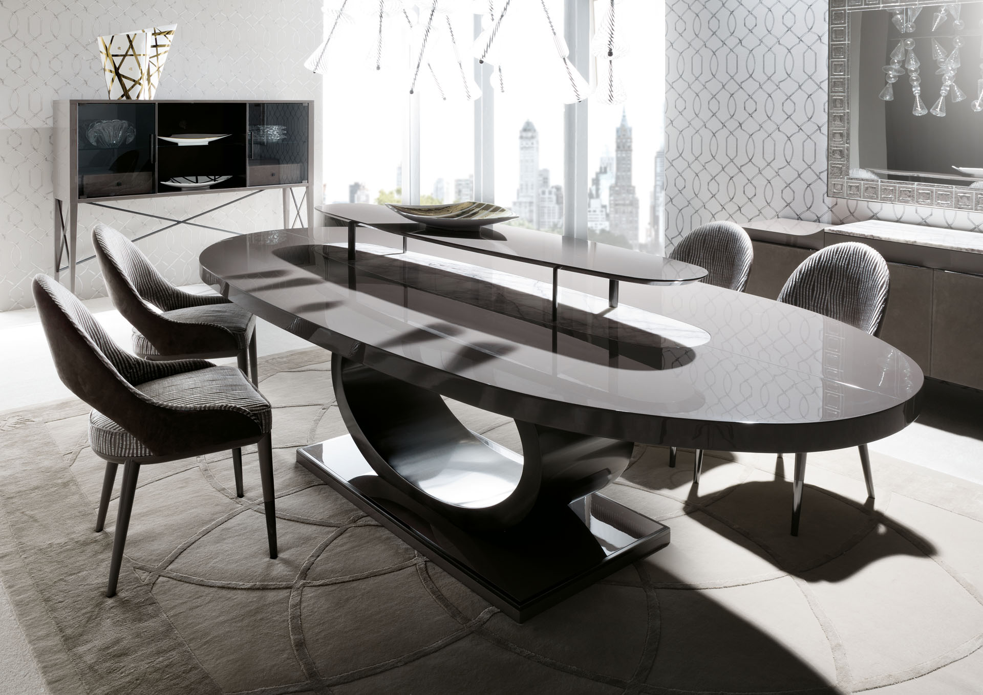 marble dining table in the Gold Coast